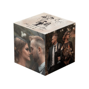 Cube Photo Petit Couple Effrayant