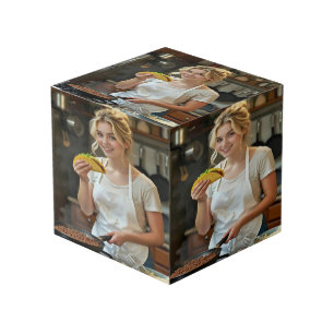 Cube Photo Photo de manger des tacos Personnaliser