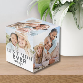 Cube Photo Photo personnalisée de la meilleure maman
