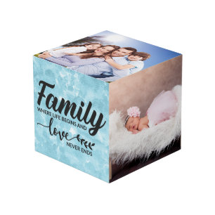 Cube Photo Photo personnalisée - Ensemble nous faisons une fa