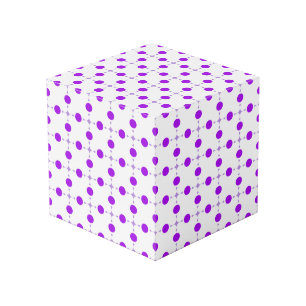 Cube Photo Pois violets, Motif à points Polka, points, pointi