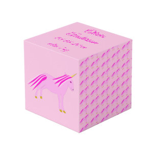 Cube Photo Pretty Pink Baby Girl Unicorn Photo télécharger su