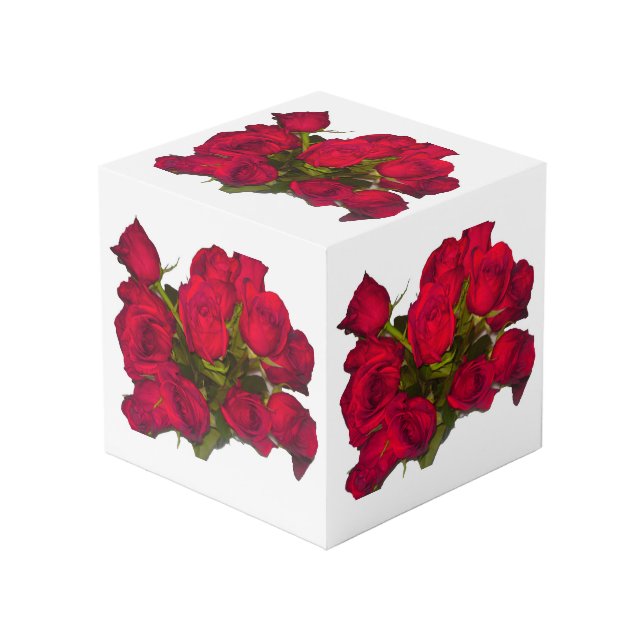 Cube photo Red Roses (Angle devant)