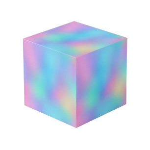 Cube Photo Rêve Pastel Holographique