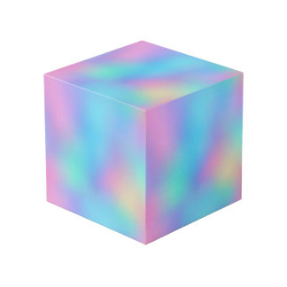 Cube Photo Rêve Pastel Holographique