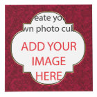 Ruby Red Foil Look Frame AJOUTER VOS IMAGES