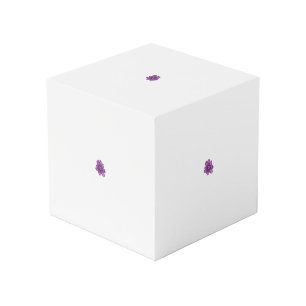 Cube Photo Style Fille, Aubergine Légère, Cèdre Blanchi