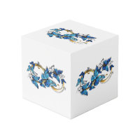 Symbole infini de papillons Morpho bleus