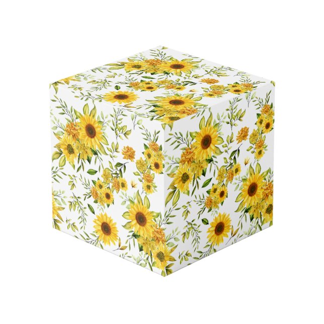 Cube Photo Tournesol 8 (Angle devant)