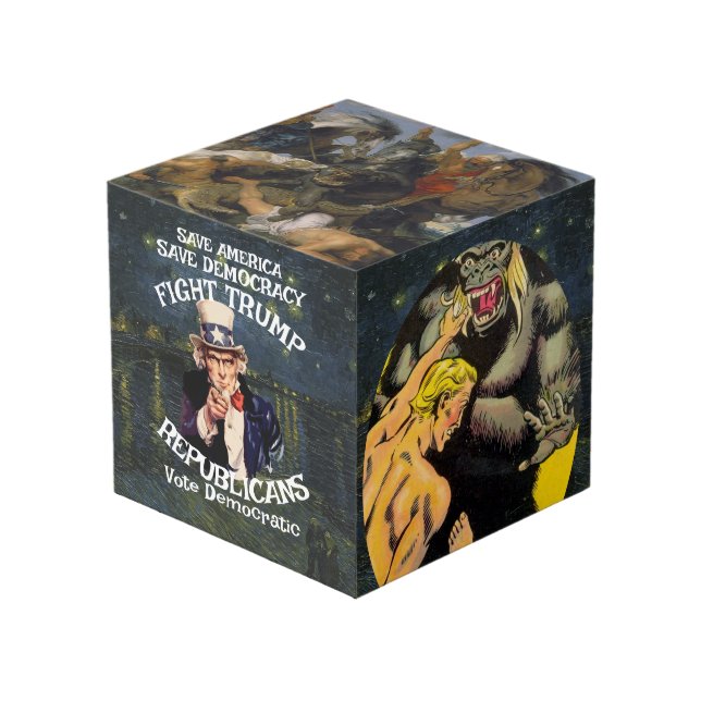 Cube Photo Trump (Angle devant)