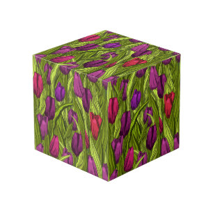 Cube Photo Tulipes