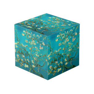 Cube Photo Vincent Van Gogh Blossoming Almond Tree Floral Art