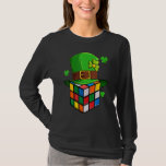 Cube Speed Cubing Math Puzzle St Patrick Day Kids T-Shirt<br><div class="desc">Cube Speed Cubing Math Puzzle St Patrick Day Kids</div>