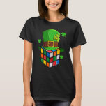 Cube Speed Cubing Math Puzzle St Patrick Day Kids T-Shirt<br><div class="desc">Cube Speed Cubing Math Puzzle St Patrick Day Kids</div>