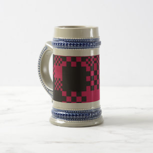 cube square block shape creative beer stein