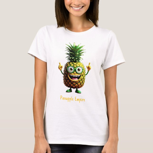 Cuberoo - PineCraft Series - Pineapple Empire T-Shirt (Front)