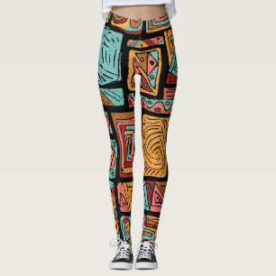 Cubes Abstraits Leggings
