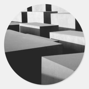 Cubes in Berlin Classic Round Sticker