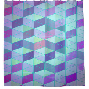 Cubes Into Triangles Geometric Pattern