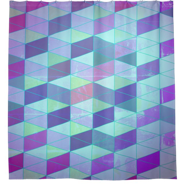 Cubes Into Triangles Geometric Pattern (Front)