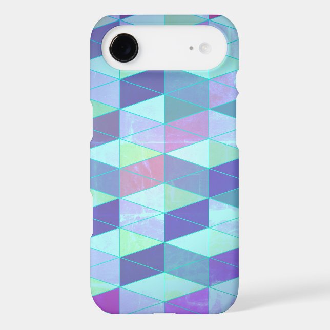 Cubes Into Triangles Geometric Pattern Case-Mate iPhone Case (Back)