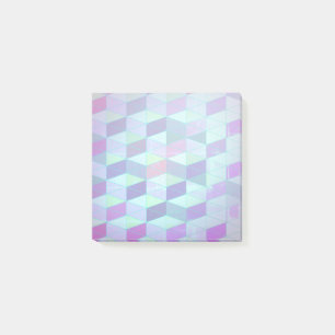 Cubes Into Triangles Geometric Pattern Post-it Notes