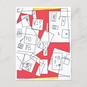 Cubic World Postcard