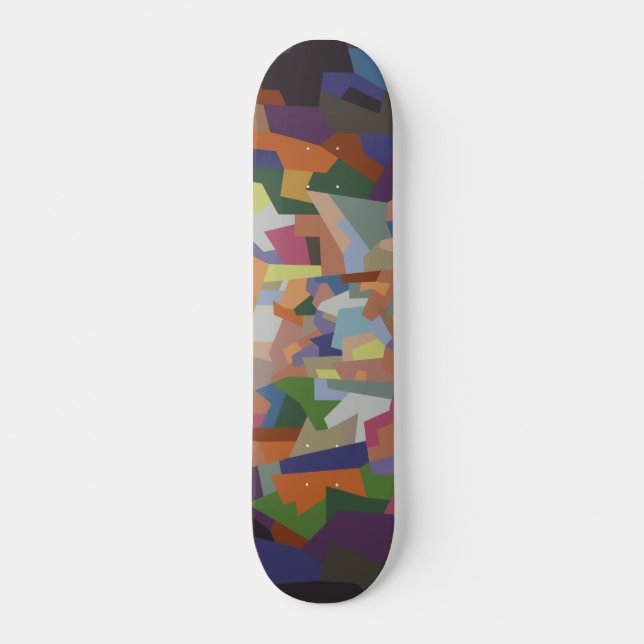 Cubism Aesthetic Skateboard (Front)
