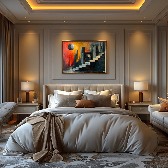 Cubism: City of Shadows and Crepuscular Light Poster (Creator Uploaded)