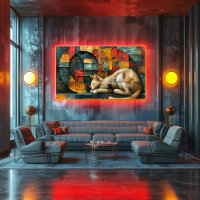 Cubism: Dream of a Cat in Forms and Colors