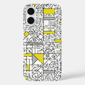 Cubism Maze iPhone 16 Case
