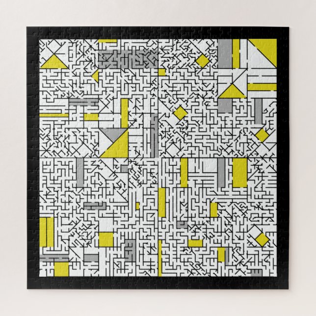 Cubism Maze Jigsaw Puzzle Puzzle (Vertical)