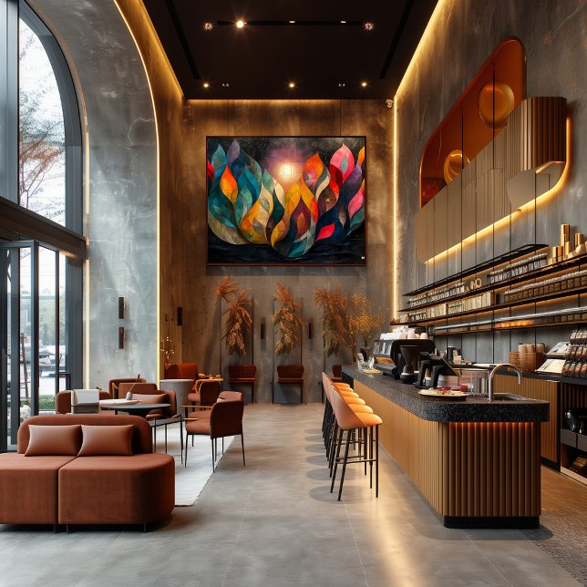 Cubism: Tree on Fire Poster (Creator Uploaded)