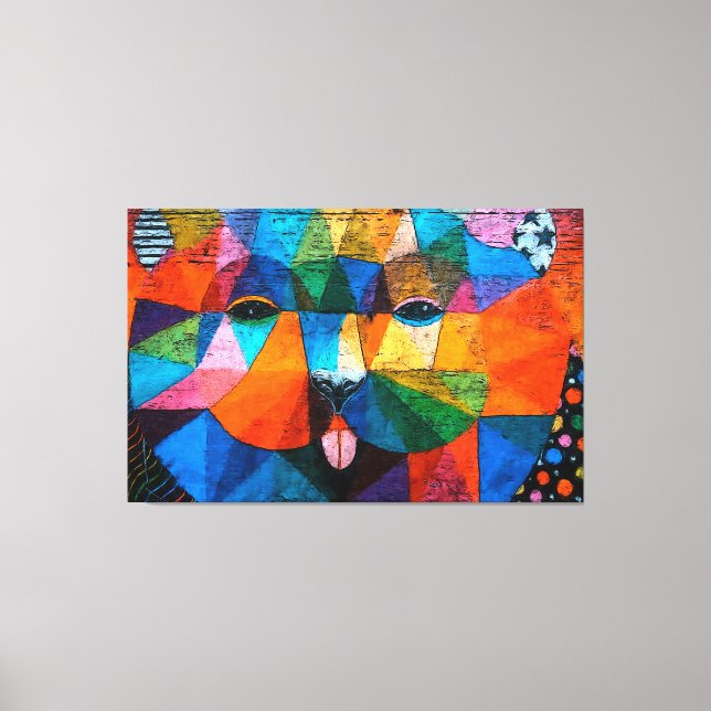 Cubism Urban Art Canvas Print (Front)