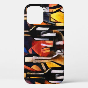 Cubism Wine Themes: Bottles & Grapes iPhone 12 Case