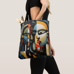 Cubism Women Tote Bag