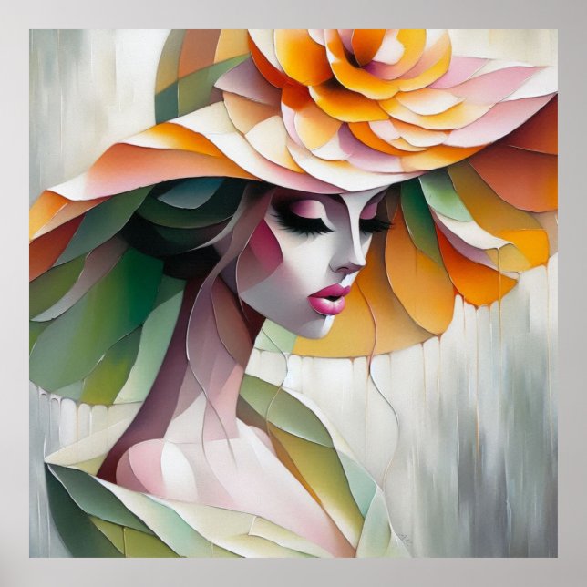 Cubisme, Abstrait, Moderne, Poster, Poster (Devant)