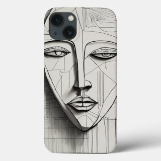Cubist Art coque iphone - Design abstrait unique