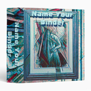 Cubist Art Deco Belly Dancer Binder