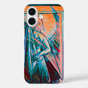 Cubist Art Deco Belly Dancer iPhone 16 Case