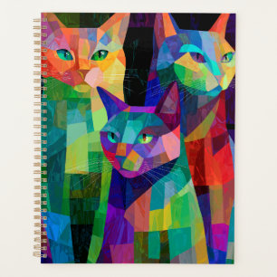 Cubist Cat Sentinels Planner
