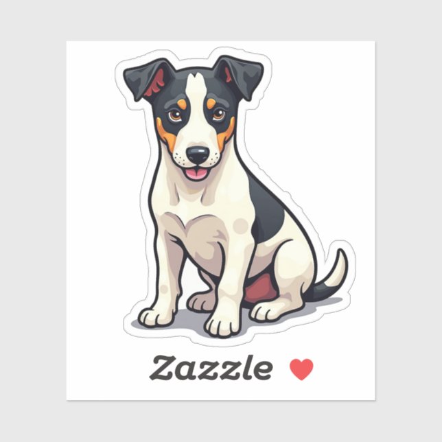 Cubist Charm, Adorable Manchester Terrier, Small (Sheet)