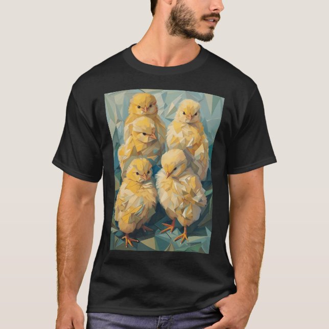 Cubist Chicks T-Shirt (Front)