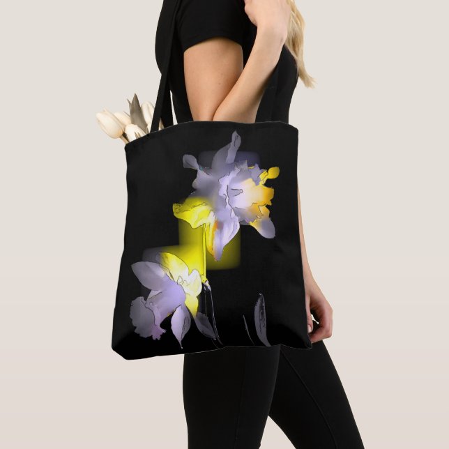 Cubist Daffodils Tote Bag (Close Up)