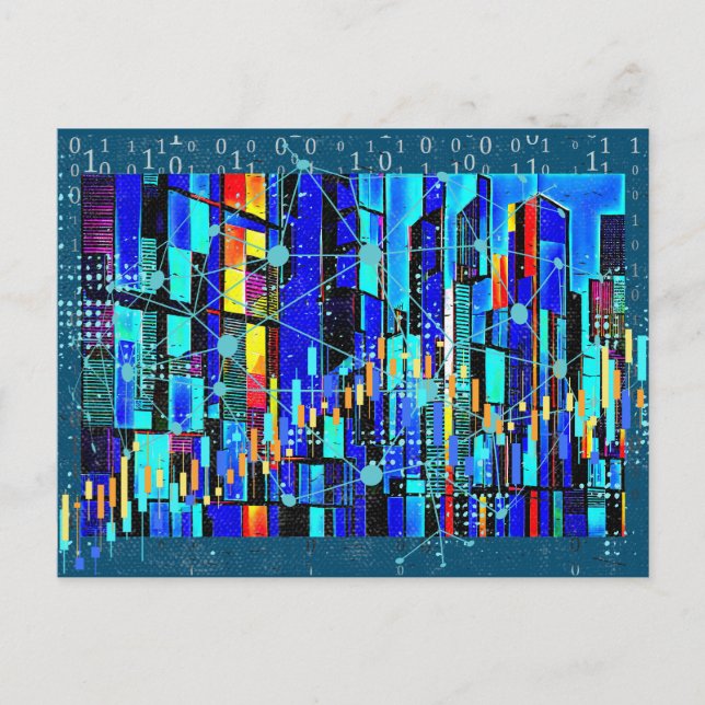 Cubist Data Postcard (Front)