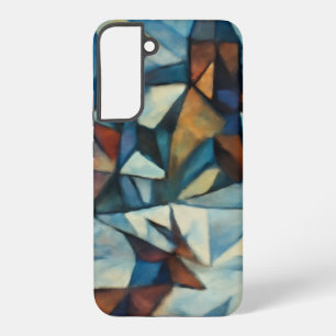 Cubist Expressionist Winter Village Case - Samsung