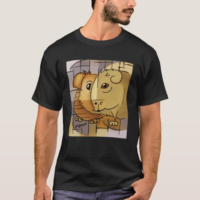 Cubist Guinea Pig T-Shirt (Front)