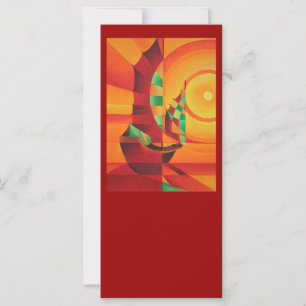 Cubist Junks On The Red Sea