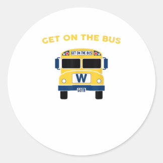 Cubs Get On The Bus Shirt GOTB Shirt TShirt Classic Round Sticker