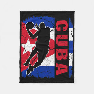 Cubyn Bysketbyll Player Cuby Flag Bysketbyll Fans  Fleece Blanket
